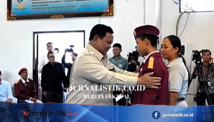 Prabowo Resmikan SRMP 17 Tabanan, Bali: 1 Tambah 7 adalah 8, Angka Baik