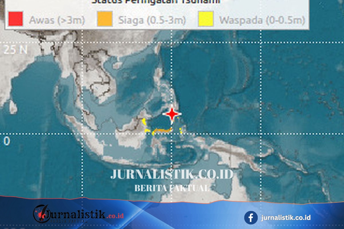 Gempa Susulan Magnitudo 6,0 Dirasakan Warga Gorontalo Regional 8 Juni 2026