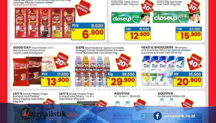 Promo JSM Indomaret 12–14 Juni 2026: Aquaviva 1,6L Rp 5.600
