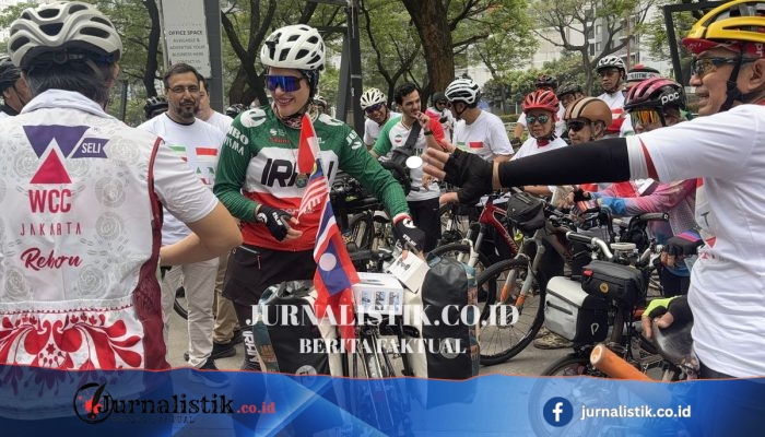 Arezoo Eskandari, Pesepeda Iran: Gowes dari China ke Jakarta, Bawa Pesan Perdamaian