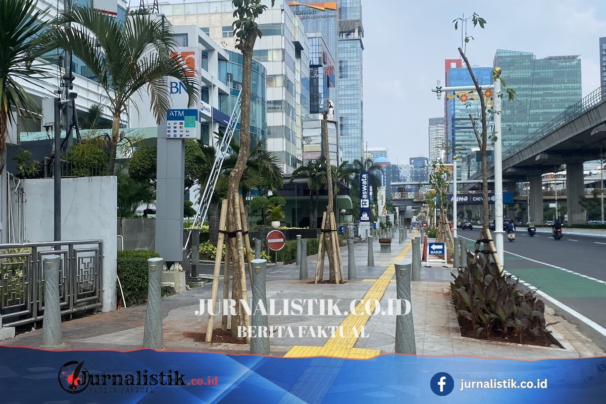 Wajah Baru Jalan Rasuna Said Jelang HUT DKI Jakarta: Trotoar Lebih Lebar, JPO Dicat Ulang News 16 Juni 2026