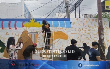 Bukan Sekadar Lukisan: Mural di Bandar Lampung Ini Menyimpan Kisah Polisi yang Gugur Melawan Curanmor