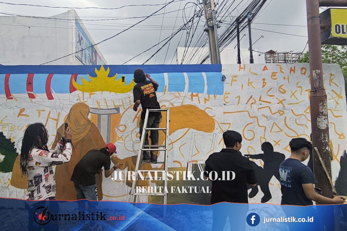 Bukan Sekadar Lukisan, Mural di Bandar Lampung Ini Menyimpan Kisah Polisi yang Gugur Melawan Curanmor Regional 17 Juni 2026