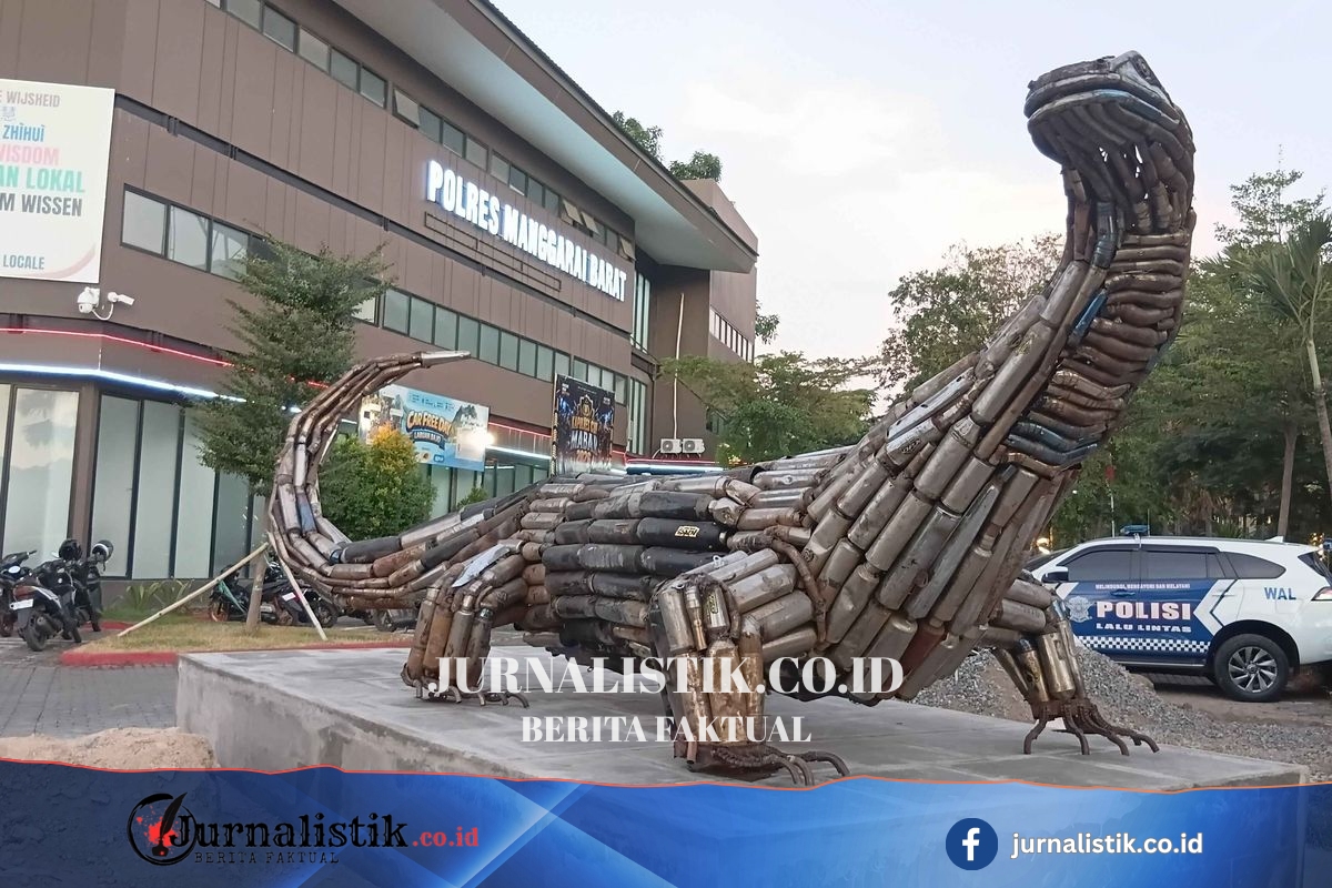 Knalpot Brong Dibentuk Jadi Komodo Raksasa di Labuan Bajo Travel 19 Juni 2026