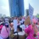 Massa Emak-emak dan Perempuan Muda Diblokade di Thamrin saat Long March ke Istana Negara (18 Juni 2026)