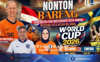 Pemkot Ambon Gelar Nobar Piala Dunia 2026 Belanda vs Swedia Bareng Dubes Belanda Marc Gerritsen