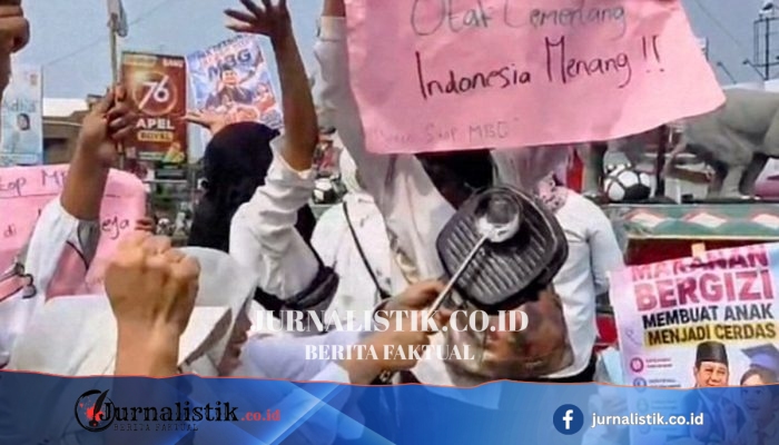 Ratusan Warga Bawa Panci dan Centong Nasi, Dukung Program MBG di Bandar Lampung