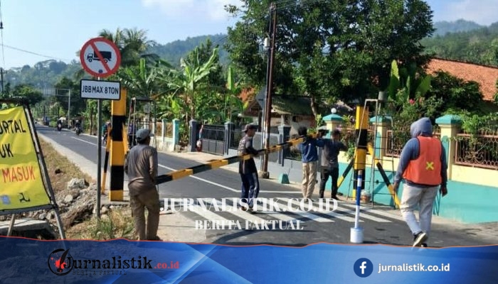 Portal Pembatas Ketinggian Banyumas-Mandirancan Roboh 3 Kali, Dishub Ancam Lapor Polisi