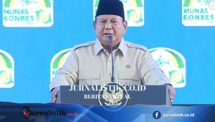 Prabowo di Konbes PBNU Singgung Tambang Ilegal Beroperasi 8 Tahun