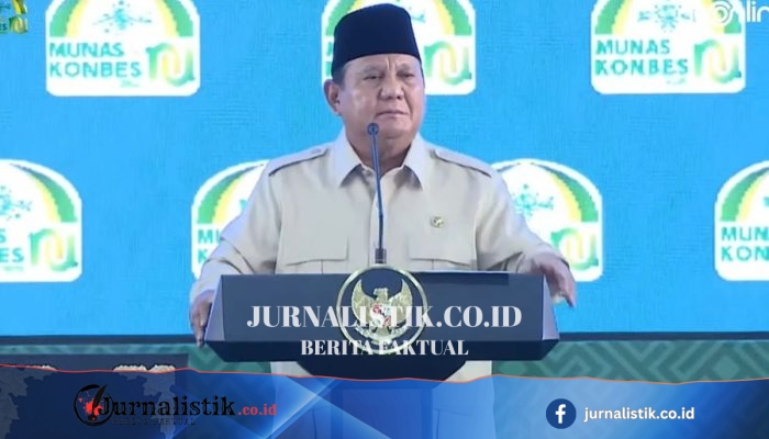 Kelakar Prabowo: Panglima TNI–Kapolri Pakai Kopiah di Munas NU, PDL Haruskah Diubah?