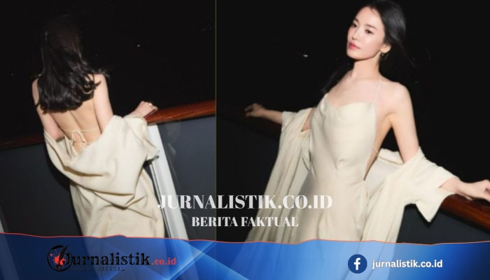 Song Hye Kyo di Gala Dinner Atas Yacht, Kenakan Gaun Backless