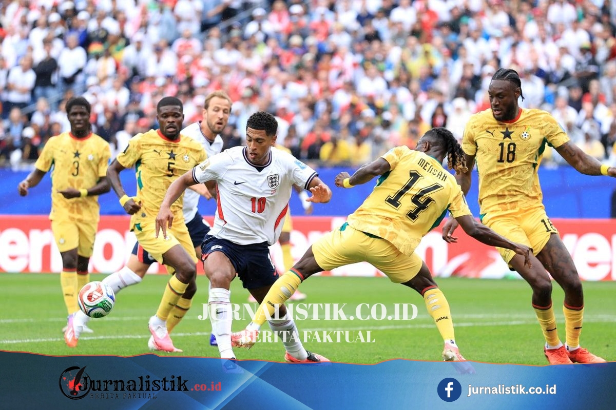 Hasil HT Inggris Vs Ghana 0-0: Serangan The Three Lions Berakhir Buntu Bola 24 Juni 2026