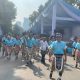 Kostum Papua Nyentrik Jadi Sorotan di Bhayangkara Community Fun Run