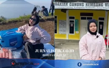 Tiya Jual Es Krim Sambil Mendaki, Puncak Gunung Kembang 2.340 Mdpl Geger Viral