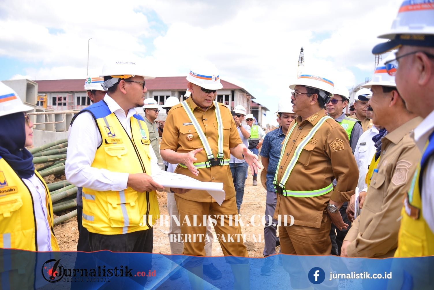 Gubernur Gusnar Tinjau Pembangunan Sekolah Rakyat di Wonosari
