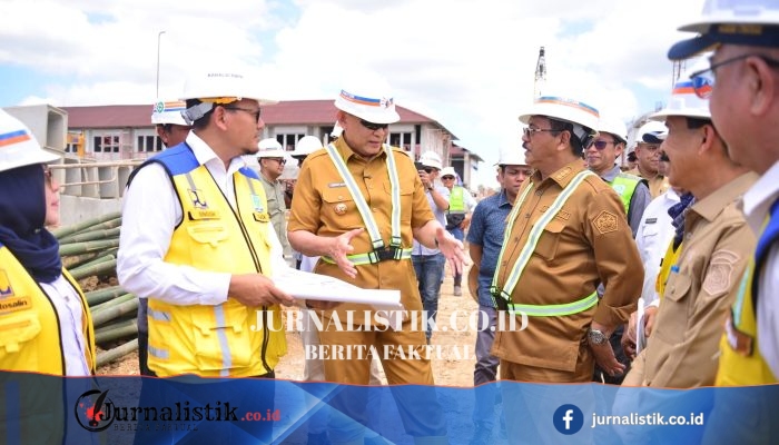 Gusnar Ismail Tinjau Pembangunan Sekolah Rakyat Wonosari di Boalemo