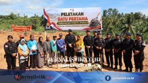 Brimob Polda Gorontalo Bangun Poskotis Atinggola, Perkuat Kamtibmas di Wilayah Perbatasan