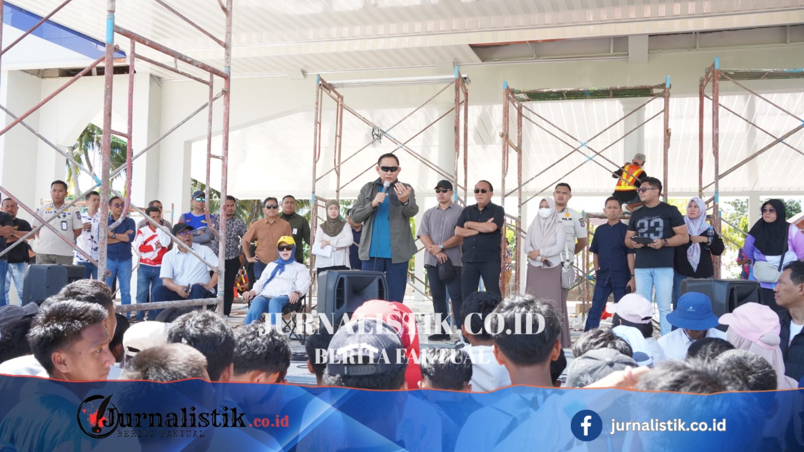 Gubernur Gorontalo Optimis Arena Utama PENAS Selesai Tepat Waktu