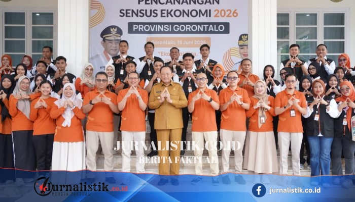 Sensus Ekonomi 2026 Dimulai, Gubernur Gorontalo Ajak Warga Ikut Menyukseskan