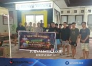 Nobar Piala Dunia 2026, Polsek Telaga Bangun Kebersamaan Bersama Masyarakat