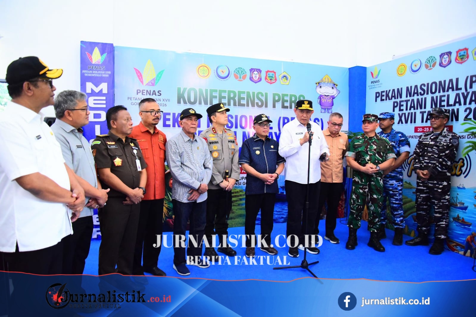 Konferensi Pers Perdana Tandai Pemanfaatan Media Center PENAS XVII