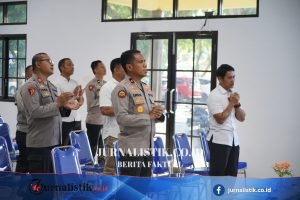 Binrohtal Kristen, Polda Gorontalo Perkuat Iman dan Integritas Personel dalam Pelaksanaan Tugas