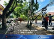 Gerak Cepat Aparat dan Warga Buka Kembali Akses Jalan Usai Pohon Tumbang di Telaga