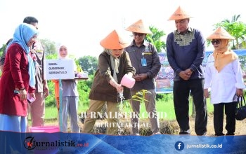 Wagub Idah Luncurkan Program Aksi Kokurikuler Ketahanan Pangan di SMAN 2 Limboto
