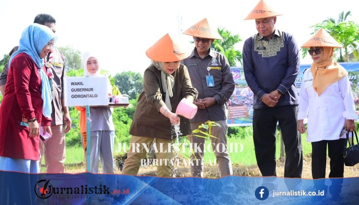 Wagub Idah Luncurkan Program Aksi Kokurikuler Ketahanan Pangan di SMAN 2 Limboto