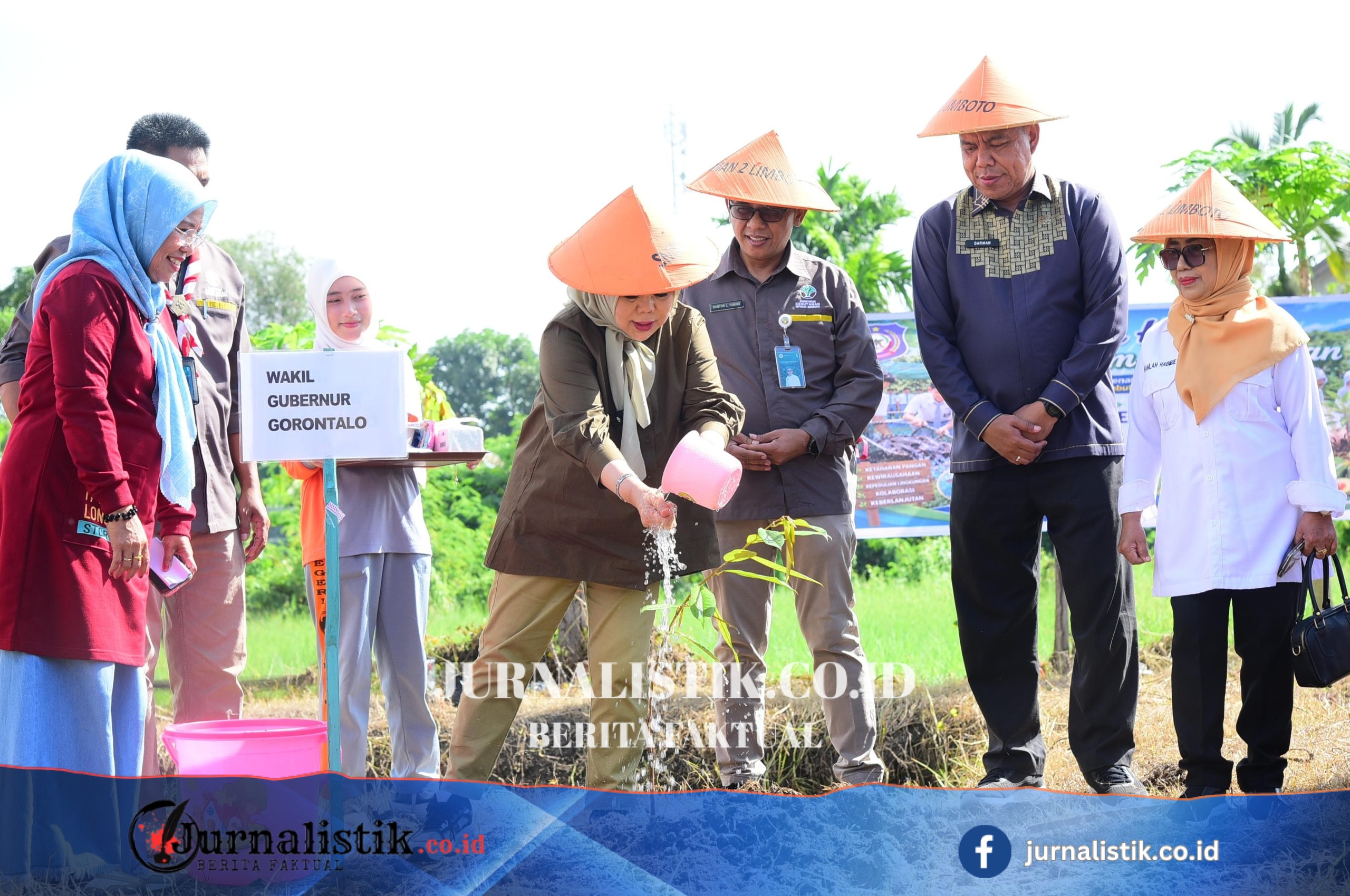 Wagub Idah Luncurkan Program Aksi Kokurikuler Ketahanan Pangan SMAN 2 Limboto
