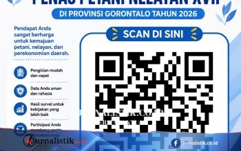 Pemprov Gorontalo Ajak Masyarakat Ikut Survei Dampak Ekonomi PENAS Petani Nelayan XVII Tahun 2026