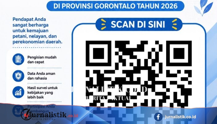 Pemprov Gorontalo Ajak Masyarakat Ikut Survei Dampak Ekonomi PENAS Petani Nelayan XVII Tahun 2026
