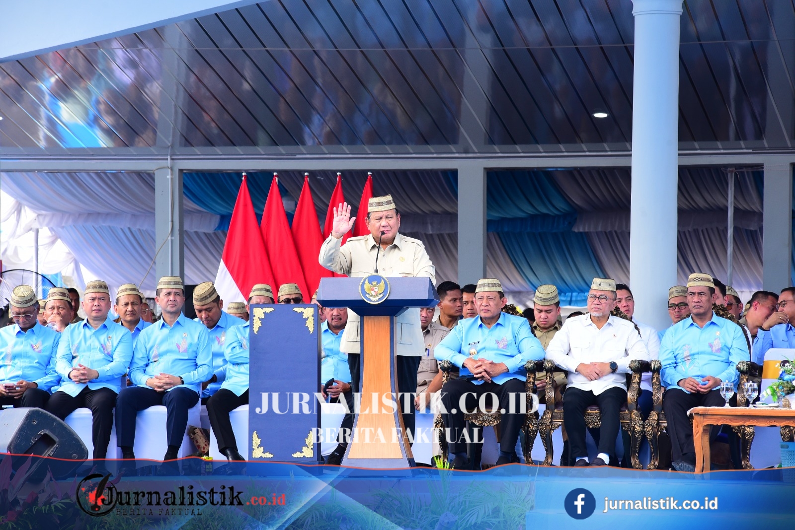 Presiden Prabowo Hadiri Puncak PENAS XVII di Gorontalo
