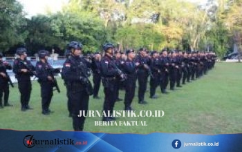 Brimob Polda Gorontalo Kerahkan Personel Terbaik Amankan Kunjungan Presiden Prabowo di Puncak PENAS XVII 2026