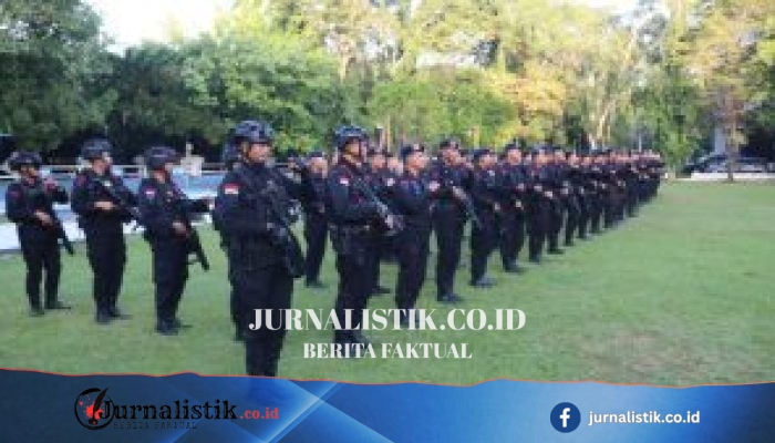 Brimob Polda Gorontalo Kerahkan Personel Terbaik Amankan Kunjungan Presiden Prabowo di Puncak PENAS XVII 2026