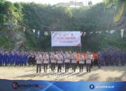 Upacara Ziarah Tabur Bunga di Laut Warnai Peringatan Hari Bhayangkara ke-80 Polda Gorontalo