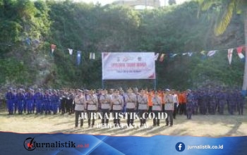 Hari Bhayangkara ke-80, Polda Gorontalo Gelar Upacara Ziarah dan Tabur Bunga di Laut