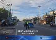 Ditlantas Polda Gorontalo Rutin Mengatur Arus Lalu Lintas di Simpang 3 Akses Jalan GOR untuk Cegah Kemacetan