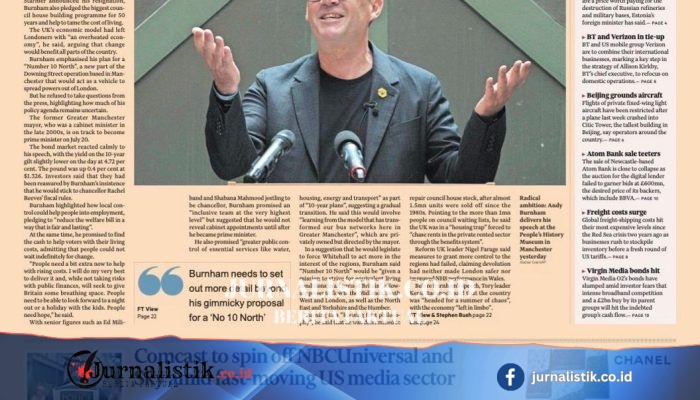 Koran-koran Inggris menyorot Andy Burnham: ‘radical rewiring’ dan ‘it’s coming homes’