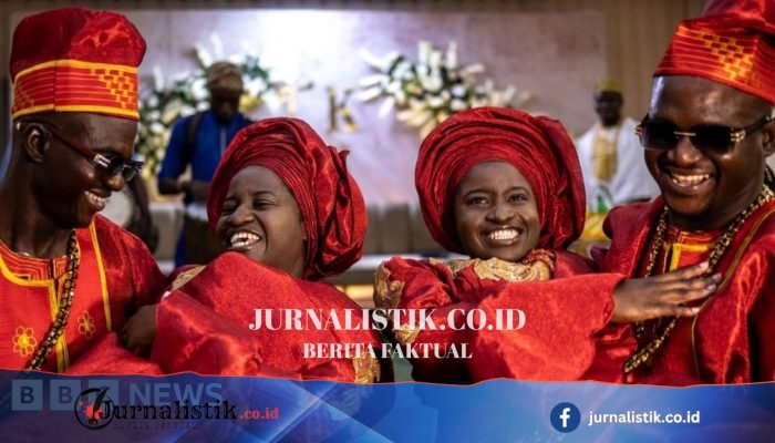 Dua saudara kembar asal Nigeria menikahi saudari kembar—dan berharap punya anak kembar