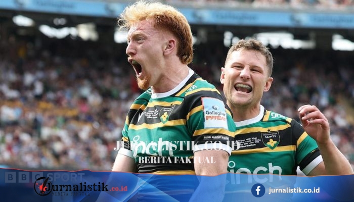 Final Prem: Northampton 26-17 Exeter, George Hendy catat dua try bawa Saints juara
