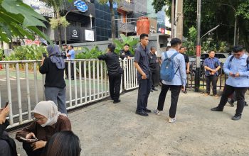 Gerbang Kantor BGN Tampak Ditutup di Tengah Isu Penggeledahan Kejagung