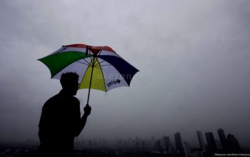 Ramalan Cuaca, Sebagian Wilayah Jabodetabek Diguyur Hujan