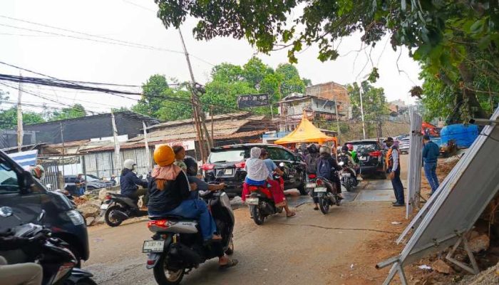 Ruas Lenteng Agung Arah Depok Ditutup, Perbaikan Baru 75 Persen