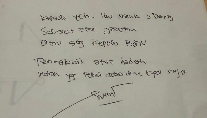 Sony Sanjaya Menulis Pesan untuk Kepala BGN Nanik S Deyang Sebelum Ditahan, Apa Isinya?
