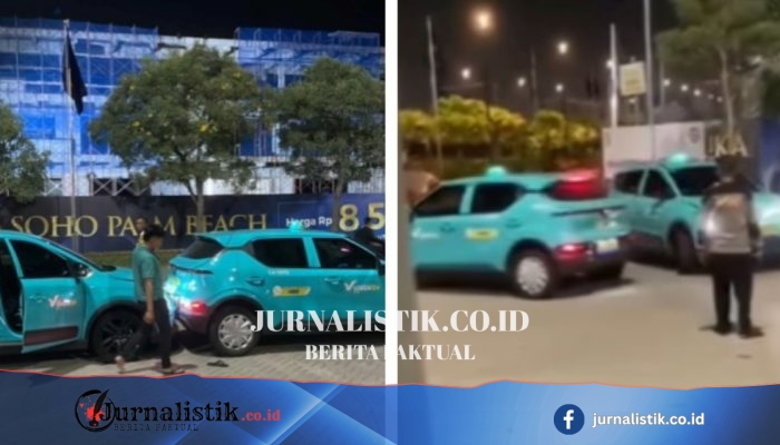Viral, Dua Sopir Taksi Green SM Saling Tabrak dan Nyaris Baku Hantam di PIK: Ini Kronologinya!
