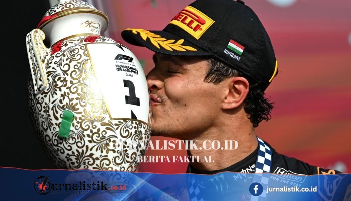 Grand Prix Hungaria: Lando Norris Juara, Max Verstappen Runner-up, Kimi Antonelli Papan Ketiga