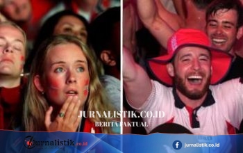 Begadang demi tiap gol: Reaksi fans Inggris saat kalahkan Norwegia 2-1 dan maju ke semifinal
