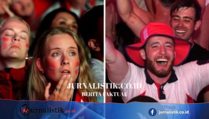 Begadang demi tiap gol: Reaksi fans Inggris saat kalahkan Norwegia 2-1 dan maju ke semifinal