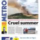 Surat kabar menyorot “Cruel summer” dan “Football’s staying home”
